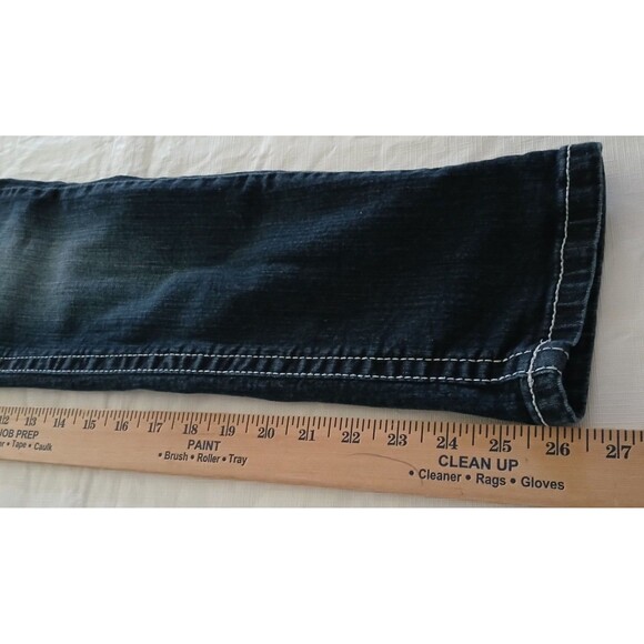 Rue 21 Women's Low Rise Skinny Denim Dark Blue Jeans 5/6 Short - Picture 8 of 8